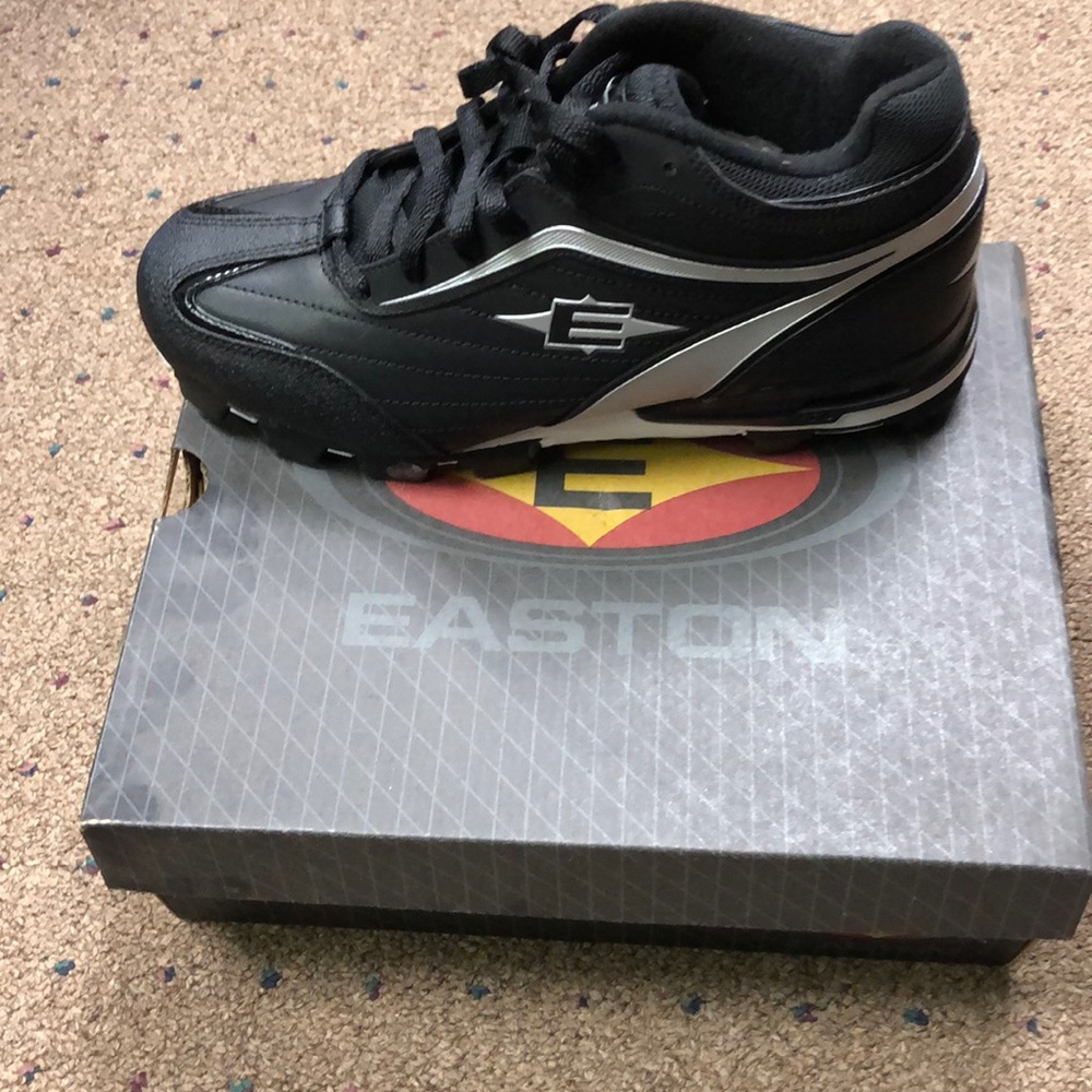 Easton Baseball or football high top cleat.